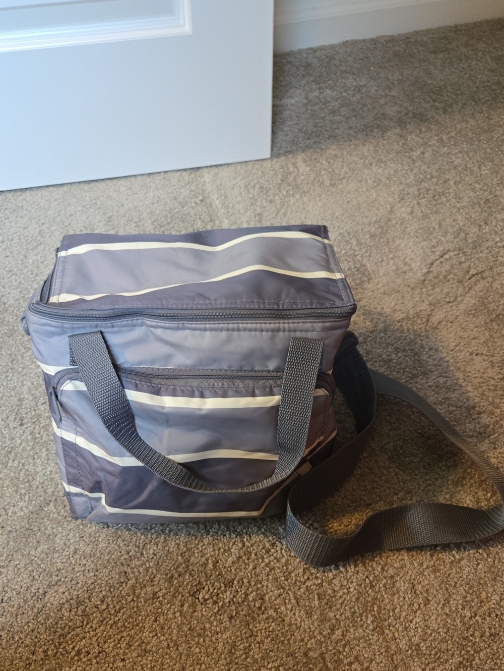 Thirty-One Around The Clock Thermal Grey Varsity Stripe